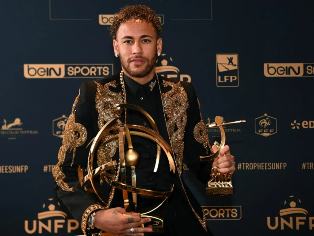 Neymar Win Ligue 1 Player of The year