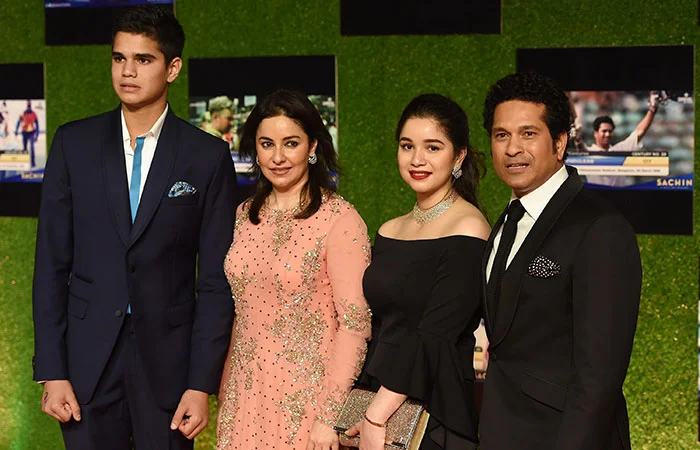 sachin tendulkar family