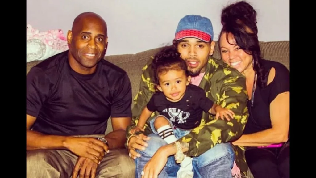 chris brown family