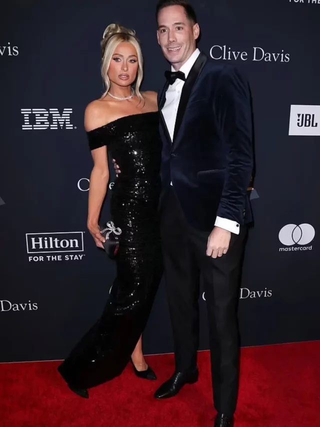 Paris Hilton with husband