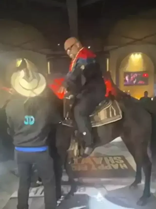 CeeLo Green attempted to ride around town on a horse